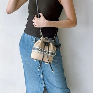 NEW WITH BOX Dior GWP bucket bag